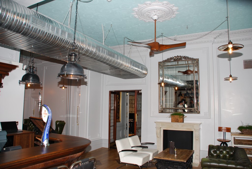 Artemis ceiling fans in Raddison bar