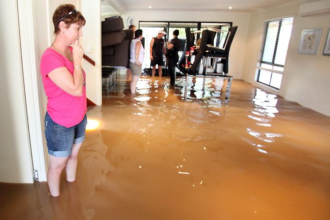 Farmers Insurance Ad Flooded Living Room