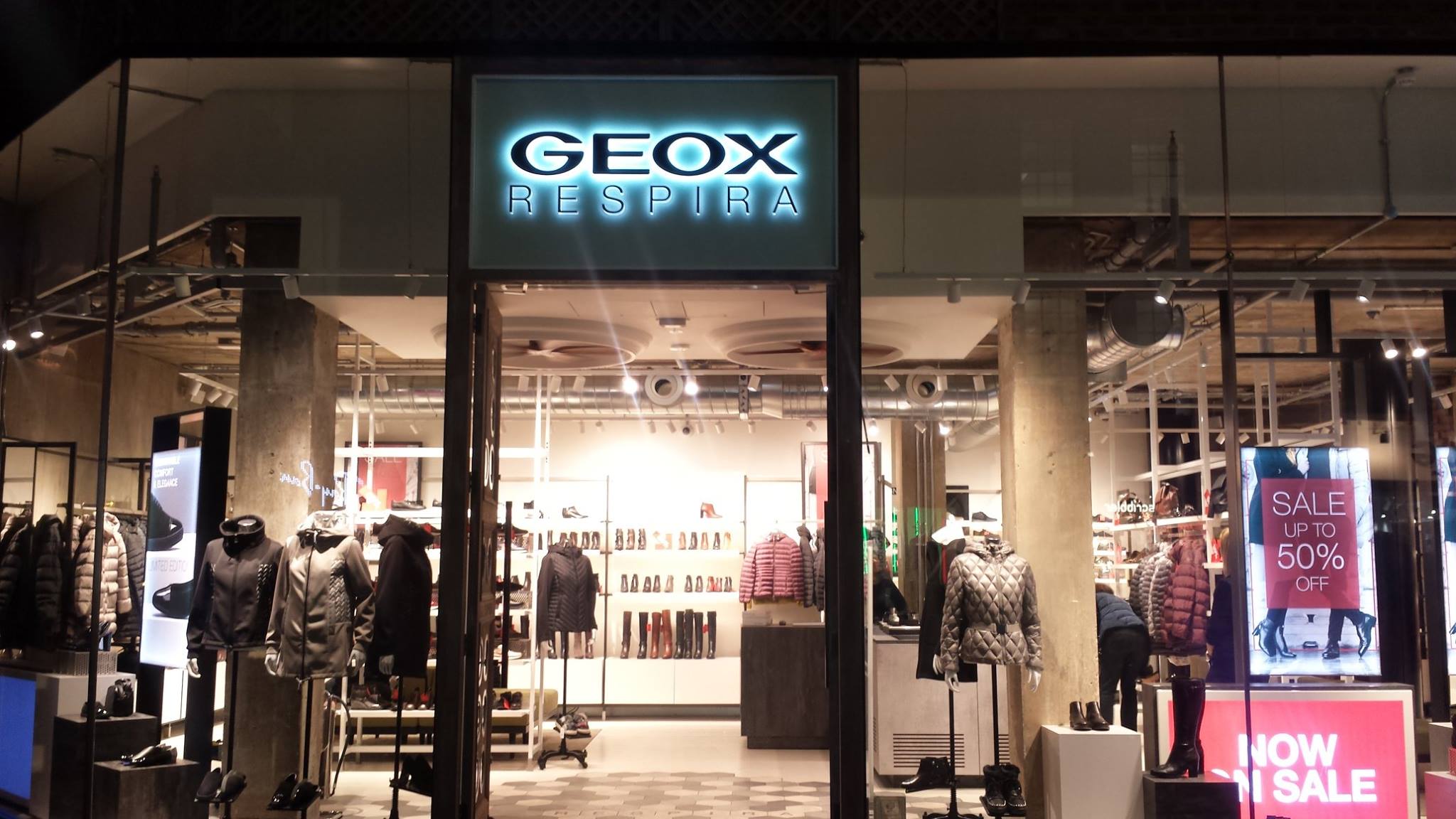 Migration dato tyv GEOX Flagship Stores Showcase Matthews Irene Fans